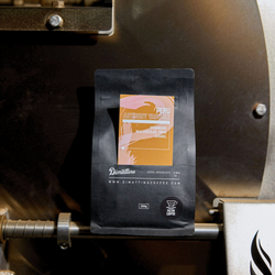 A close up of a bag of Anthony Vasquez coffee by Dimattina