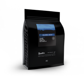 A bag of Dimattina coffee 250g (with label Colombia Decaf)